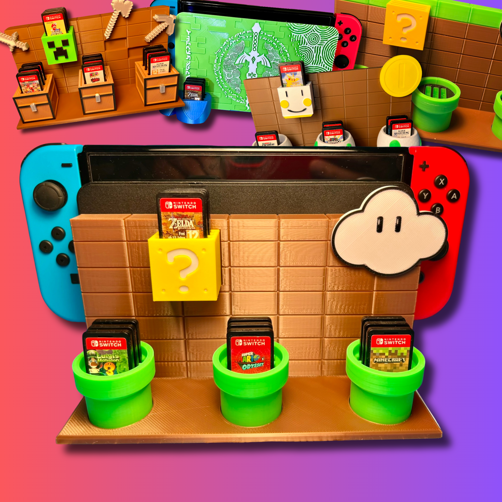 Nintendo Switch 1 Docking-Station Halterung